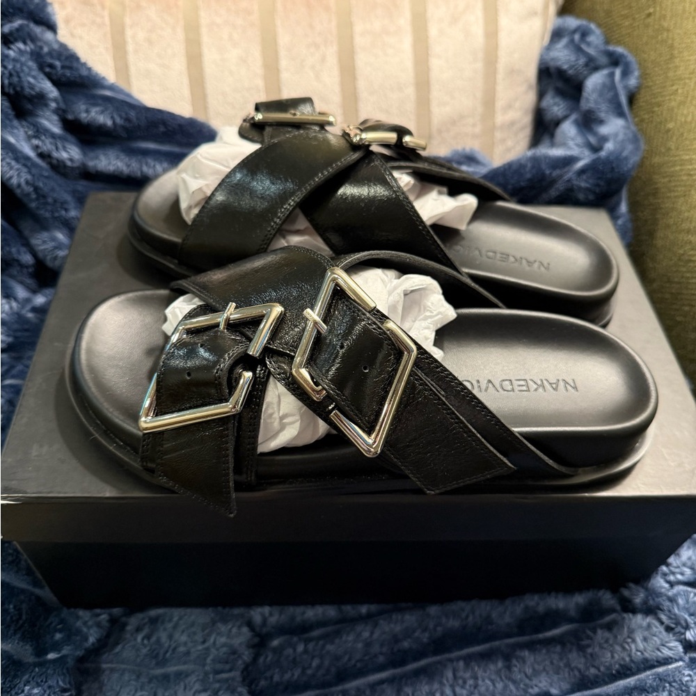 Naked Vice Mallory Slide Sandals